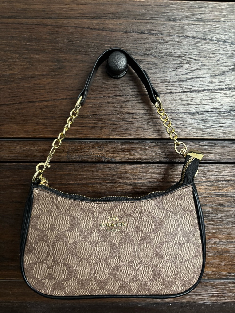 Coach Brown Teri Shoulder Bag